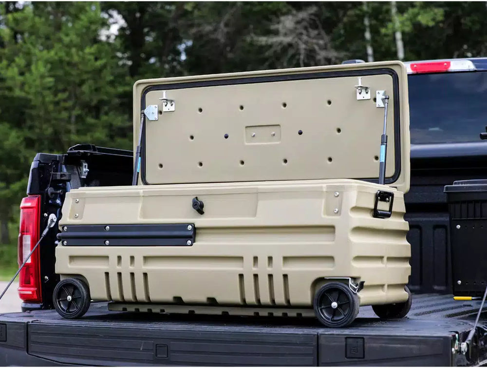 SQUAD BOX WITH INTERNAL LATCH AND SLIDE BRACKET DESERT TAN
