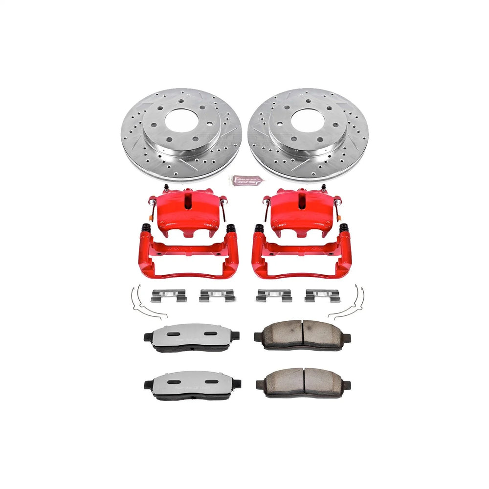 Power Stop 05-08 Ford F-150 Front Z23 Evolution Sport Brake Kit w/Calipers
