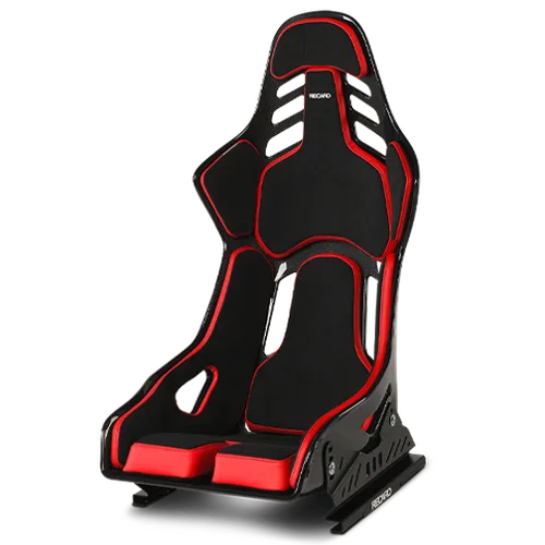 Recaro Podium CFK (CF/Kevlar) FIA/ABE Large/Right Hand Seat - Alcantara Red/Leather Blk