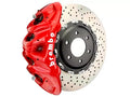 Brembo 21+ F150 Raptor Front GT BBK 8 Piston Cast 412x38 2pc Rotor Slotted Type-1-Red