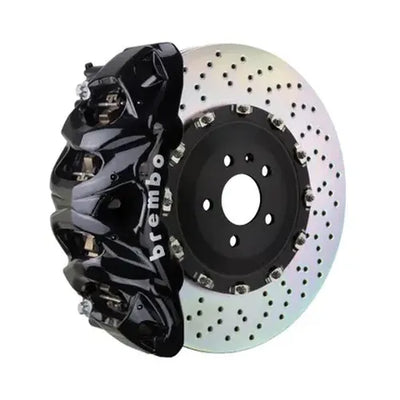 Brembo 07-14 Escalade/ESV/EXT Front GT BBK 8 Piston Cast 412x38 2pc Rotor Drilled-Black