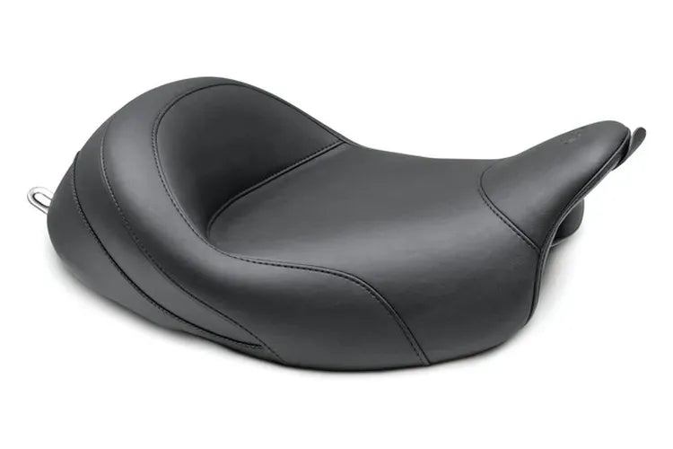 Mustang 08-21 Harley Electra Glide Std, Rd Glide ,Rd King, Str Glide Std Touring Solo Seat - Black