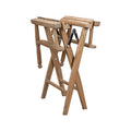 DIRECTOR'S CHAIR UNOILED W/ BLACK S