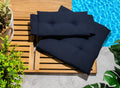 DIRECTOR'S CHAIR UNOILED W/ BLACK S