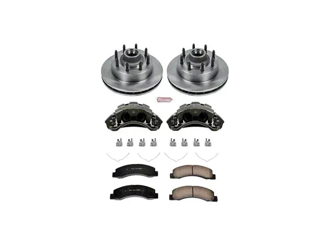 Power Stop 99-02 Ford F-350 Super Duty Front Autospecialty Kit w/Cals