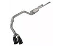 Cat-Back Exhaust System 14-20 Split Side Dual Exit 2.5 in Intermediate And 3 in Tail Pipe Street Pro Mufflers Hardware Incl Black Tip Incl Pypes Exhaust