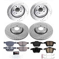 Power Stop 03-14 Volvo XC90 Front & Rear Z23 Evolution Sport Brake Kit