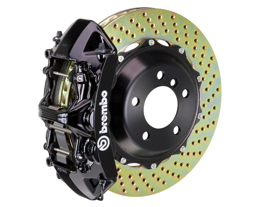 Brembo 12-16 FR-S (ZN6) Front BBK 6 Piston Cast 2pc 355x32 2pc Drilled Rotor - Black