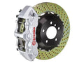 Brembo 11-23 Challenger w/V8 Exc AWD/SRT8 Fr GT BBK 6Pis Cast 355x32 2pc Rotor Drilled-Silver