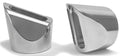 Remus 2021+ BMW R 18 (Euro 5) Black Slip On - Left & Right Side w/Straight End V1 End Caps - Silver