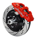 Wilwood AERO6 Front Hub Kit 14.00 Drilled-Red WWE ProSpindle