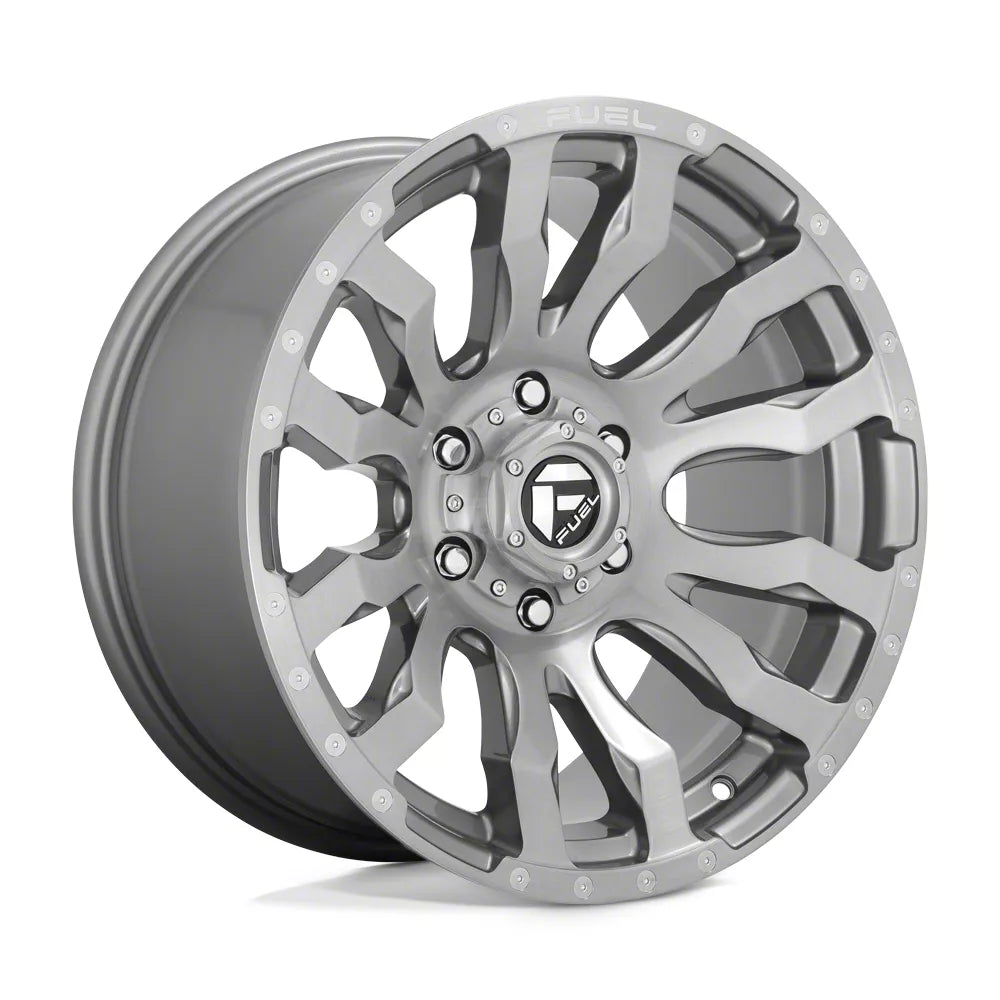 BLITZ PLATINUM 20x8.25 8x170.00 BRUSHED GUN METAL TINTED CLEAR (13 mm)