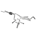 American Thunder Crossmember-Back Exhaust System Fits 1967-1972 Ford F-100/250/350 V8 With Side Tank, 2Wd Long Bed Only, 2.5 Inch 409 Stainless Steel, Dual Exit Flowmaster