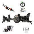 ~(250 lbs. 77X24X19)~ Pro Rock 44 Unlimited Front Housing 2007-2018 Jeep JK Extra Caster ProSteer Ball Joints .50 XD Wall 65.5 Width Stock Track Bar Bracket Location Fits Non-Tru Lok Diffs