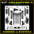 23C F250/F350 4X4 4.5IN ADVENTURE X SUSPENSION SYSTEM FRONT AND REAR LIFT KIT