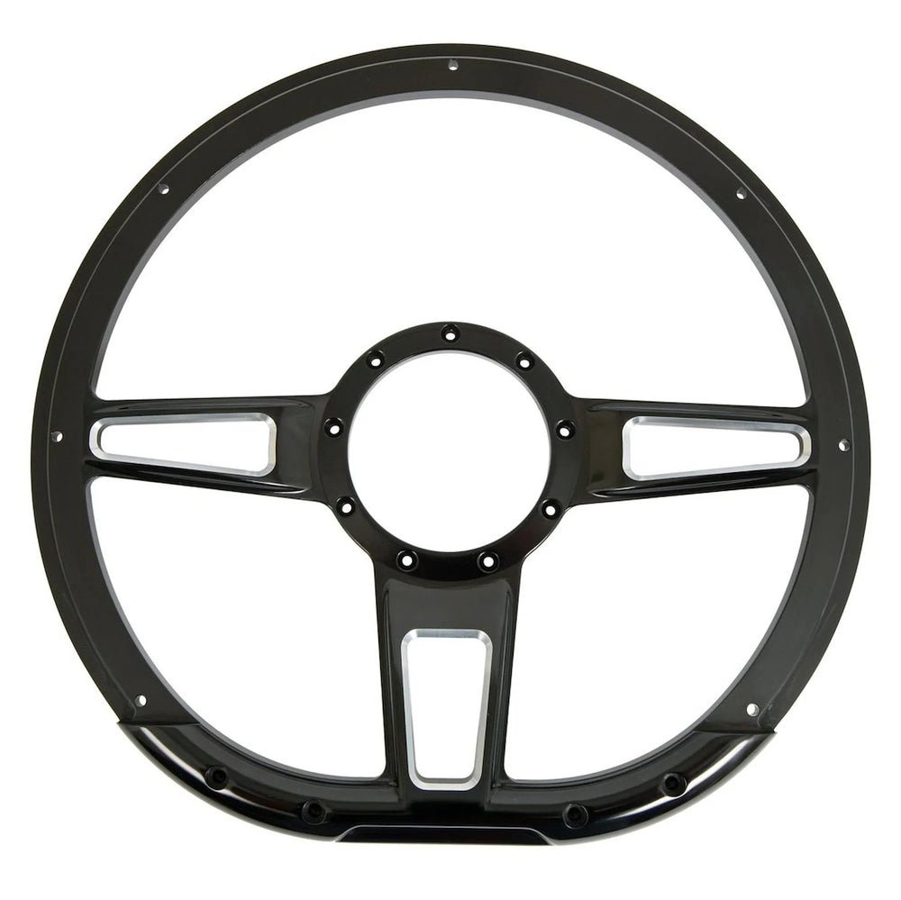 Steering Wheel Formula D-Shaped 14in Contrast