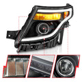 ANZO headlights close-up