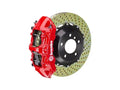 Brembo 20+ Corvette C8/C8 Z51 Front GT BBK 6 Piston Cast 380x32 2pc Rotor Drilled-Red