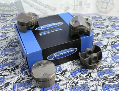Supertech Mazda Miata 1.8L 83.5mm Bore -4cc Dish 8.6:1 CR Pistons - Set of 4 (Excl Rings)