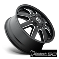 D538 22X8.25 8X210 MT-BLK-MIL 105MM