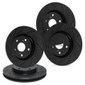 R1 Concepts Brake Rotor- D/S - Black Fits Mercedes-Benz GLE400