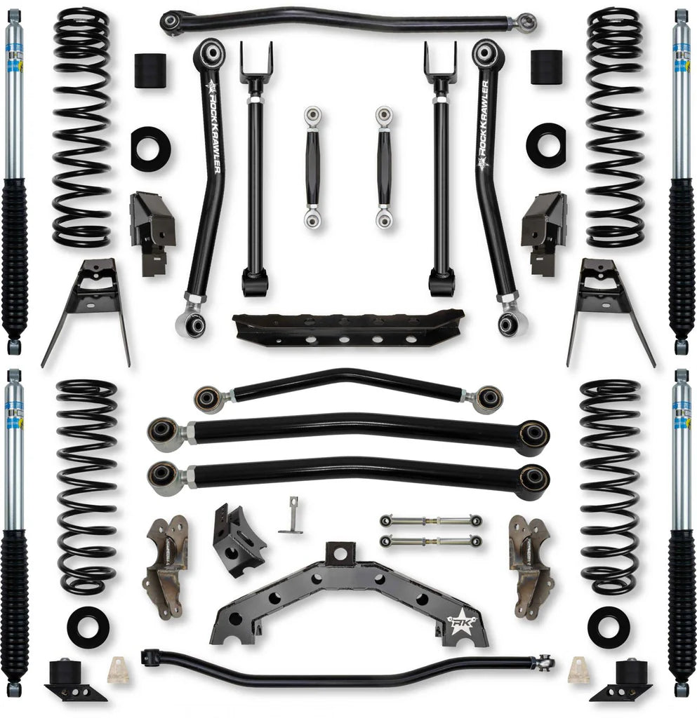 18C WRANGLER JL 2DR 4.5IN TREX NO LIMITS HYBRID SYS B51 FRONT & REAR