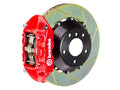Brembo 02-21 WRX Front GT BBK 6 Piston Cast 350x34 2pc Rotor Slotted TY3L -Red