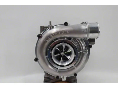 No Limit Fabrication Drop in Factory Replacement Turbo Charger for LLY-LMM 6.6L Duramax 63mm Compressor 66mm Turbine Non-Whistle Option Polished
