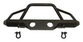 Black Textured Plate Steel Front Bumper for 76-06 Jeep CJs, YJ, TJ Wranglers RT Off Road