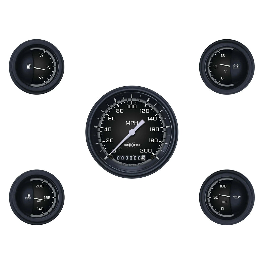 AUTO CROSS GREY 5 GAUGE SET-GM