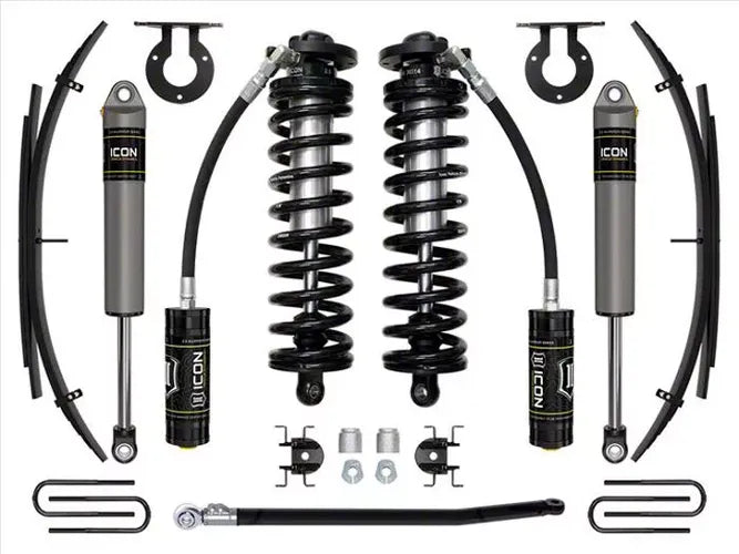 11-16 Ford F250/F350 2.5-3 Inch Lift Stage 2 Coilover System W/ Leaf Springs Icon Vehicle Dynamics