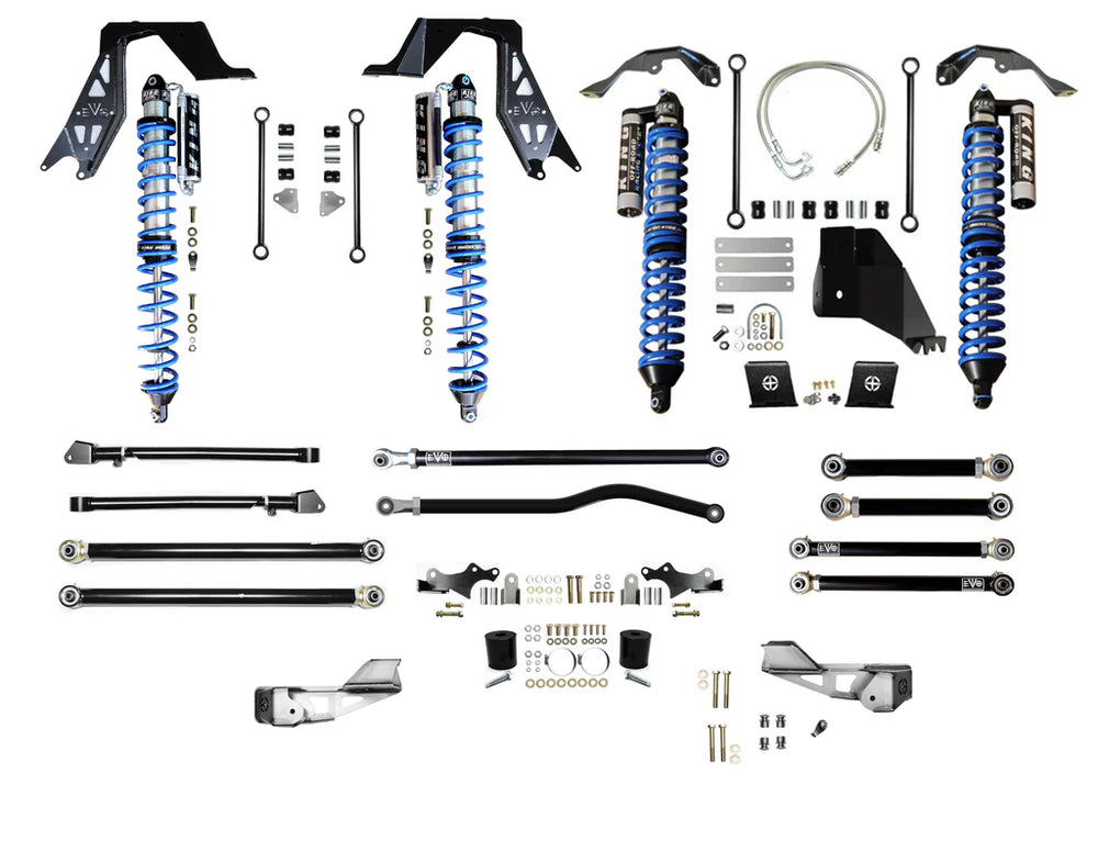~(40 lbs. 60X15X8)~ EVO SPEC JL 2.5 Coilover FRONT PAIR BLACK