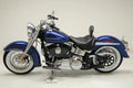 Mustang 05-17 Harley Deluxe(w/ Standard Rack) Wide Touring Solo Seat w/DBR Studs - Black