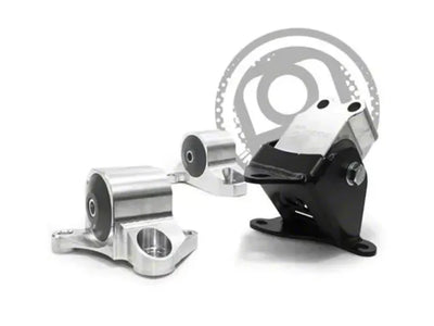 Innovative 96-00 Civic B/D Series Silver Aluminum Mounts 60A Bushings (3 Bolt)