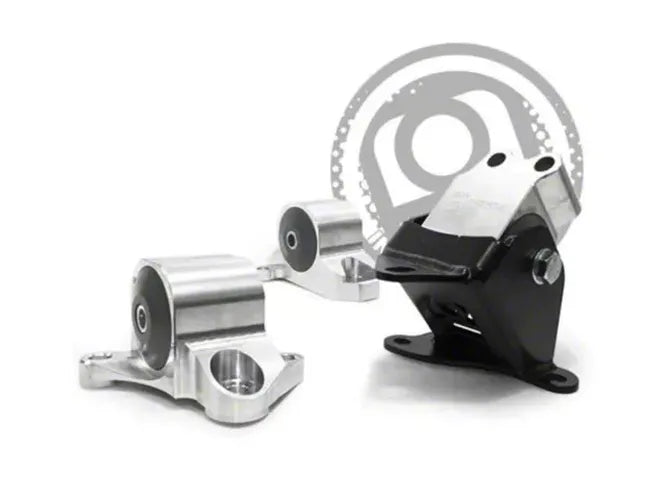 Innovative 96-00 Civic B/D Series Silver Aluminum Mounts 60A Bushings (3 Bolt)