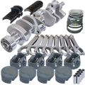 Eagle Chevy 350 1Pc 3.750in Crank 6.000in H-Beam -16cc Inv Dome 4.060in Pistons Balanced Assembly