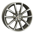 BBS FI-R 21x10 / 5x112 / ET22 / 82mm PFS Required - Satin Dark Silver Wheel