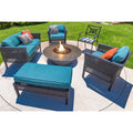 OLYMPUS ROUND FIRE PIT TABLE 48IN L x 48IN W x 18IN H WHITE