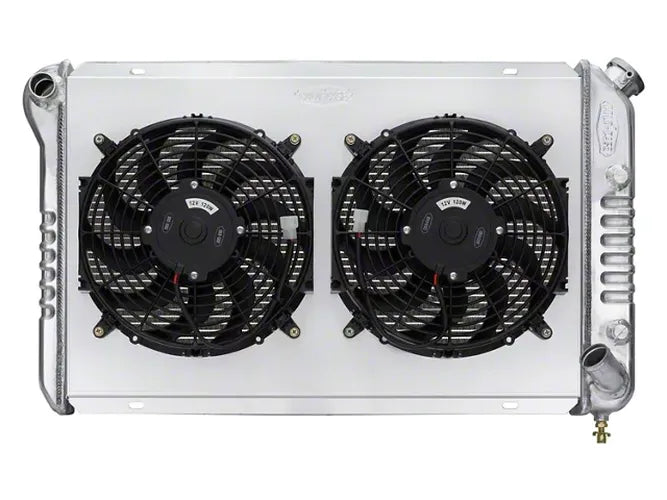 Cold Case Radiators 77-82 Corvette Aluminum Radiator Dual 12 Inch Fan Kit Cold Case Radiators CHV718AK