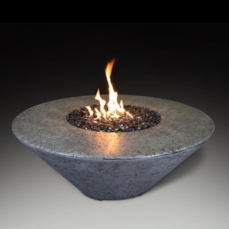 OLYMPUS ROUND FIRE PIT TABLE 48IN L x 48IN W x 18IN H GRAY
