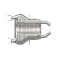 MUFFLER- QUIET-FLOW SS DIRECT FIT