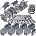 Eagle Chevy 327 3.250in Crank 5.700in H-Beam 6.3cc Dome 4.000in Pistons Rotating Assembly