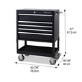 30" X 18" 5-DRAWER UTILITY CART (ST