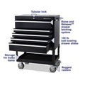 30" X 18" 5-DRAWER UTILITY CART (ST