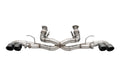 Corsa 20-25 Chevrolet Corvette C8 RWD 3in Xtreme Cat-Back Exhaust w/4.5in Carbon Fiber Black PVD Tip