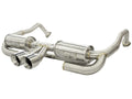 aFe cat-back exhaust installed view