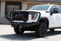 24C SIERRA 2500/3500 HD STEALTH FRONT WINCH COMPATIBLE BUMPER TITAN II GUARD TEXTURE BLACK