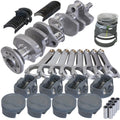 Eagle Chevy 350 3.750in Crank 6.000in H-Beam -16cc Inv Dome 4.000in Pistons Rotating Assembly