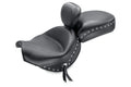 Mustang 04-10 Kawasaki Vulcan 2000 Classic LT Standard Touring 2PC Seat - Black