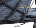 Overland Vehicle Systems XD Lhotse - Clamshell Aluminum Roof Top Tent 2 Person Grey Body Black Rainfly